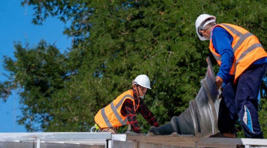 Professional metal roof installation in Staunton, IN